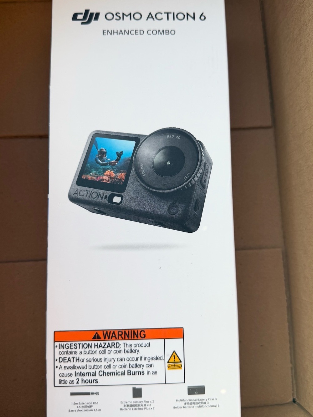 DJI Osmo Action 6 Camera Box - Black